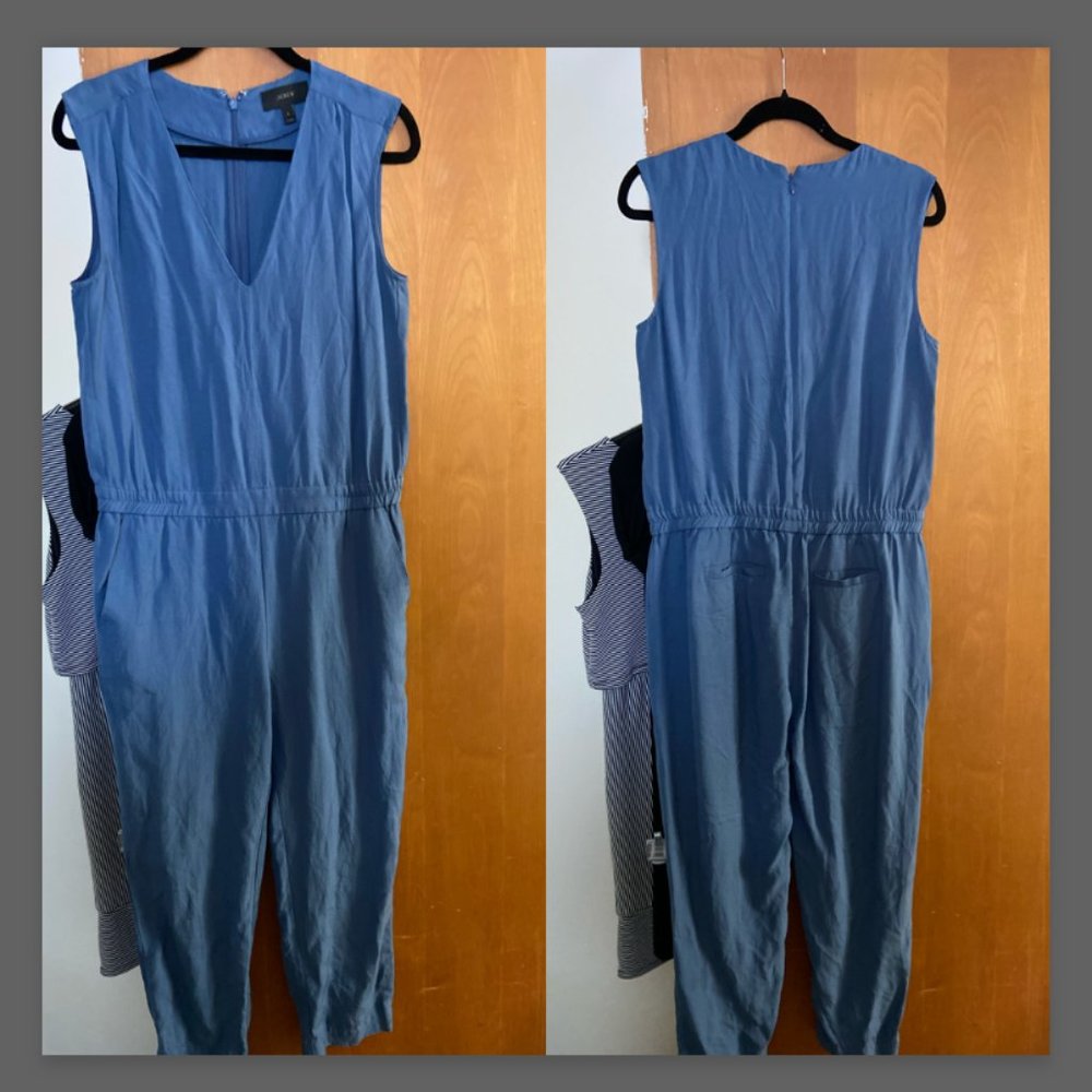 Linen-look JCrew Jumpsuit